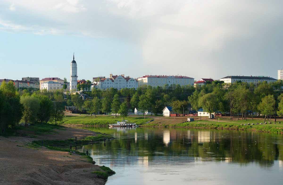 Mogilev naberezhnaya Dnepra