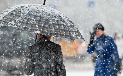 Мокрый снег и гололедица ожидаются в Беларуси в выходные