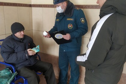 Кобрин. Завершающий этап акции «Безопасность – в каждый дом!»