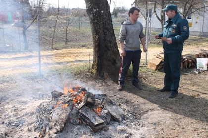 Жилой сектор под особым контролем спасателей 