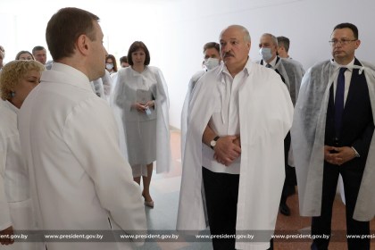 Президент Беларуси Александр Лукашенко посетил 19 июня 2-ю городскую детскую клиническую больницу Минска