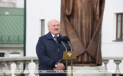 Лукашенко на открытии памятника митрополиту Филарету: он был духовным отцом и совестью нации