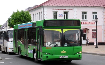 9 мая городской транспорт в Кобрине с 10.00 до 11.30 часов изменит схему движения