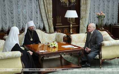 Лукашенко на встрече с Патриархом Кириллом: правда на нашей стороне, мы выдержим любое давление