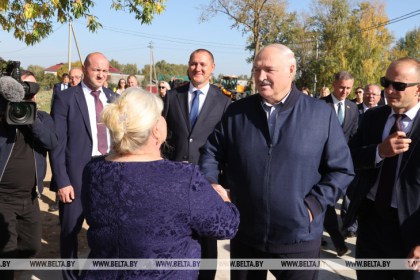 Александр Лукашенко рассказал о благоустройстве села
