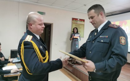 17 ноября в Кобринском РОВД состоялось торжественное мероприятие, посвященное 100-летию со дня образования службы участковых инспекторов милиции
