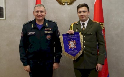 Инспектор Кобринского РОЧС Андрей Ерошок - лучший государственный инспектор по пожарному надзору Брестской области в 2023 году