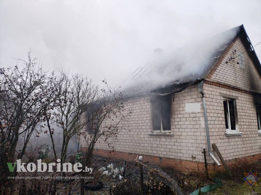 Соседки спасли пенсионера на пожаре в Кобринском районе