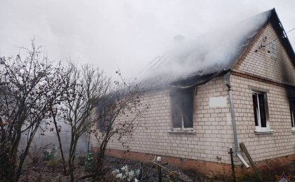 Соседки спасли пенсионера на пожаре в Кобринском районе