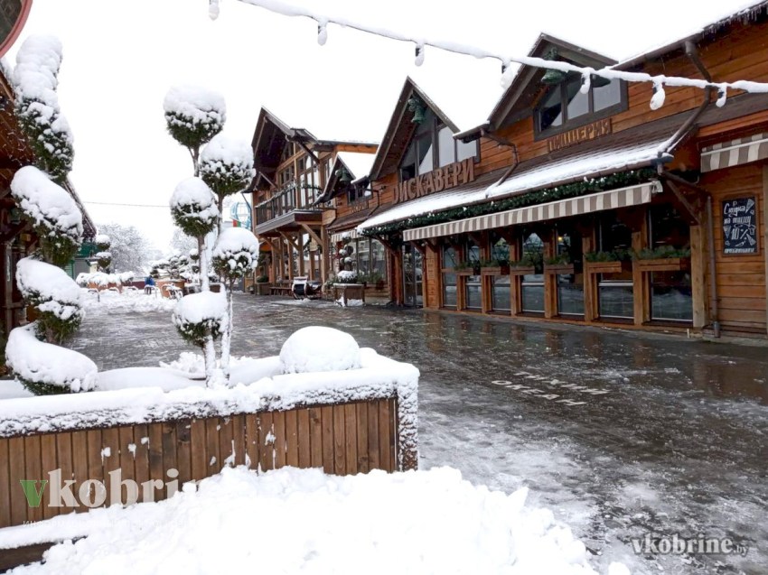 Снежные улицы Кобрина. ФОТО