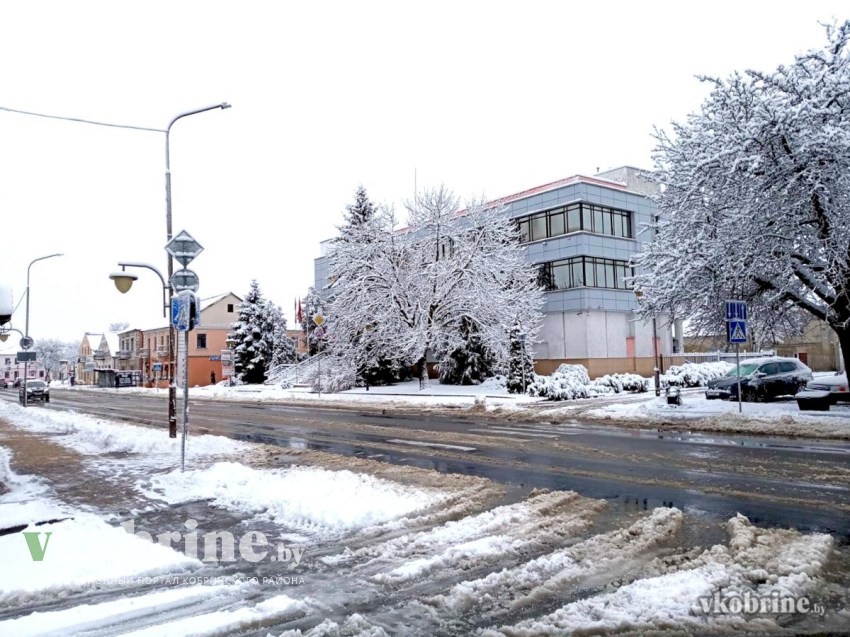 Снежные улицы Кобрина. ФОТО
