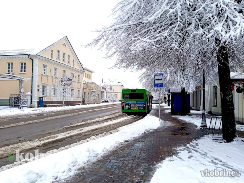 Снежные улицы Кобрина. ФОТО