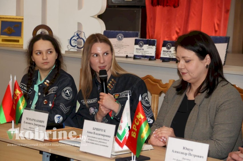 Бойцы студенческого отряда «Лёд и пламя» побывали в Кобринском государственном политехническом колледже. ФОТОРЕПОРТАЖ