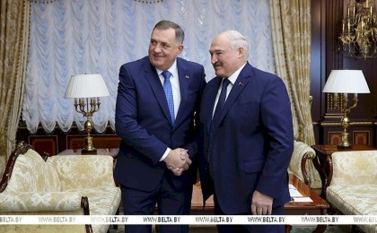 Лукашенко на переговорах с Президентом Республики Сербской: всегда рады оказать вам помощь и поддержку