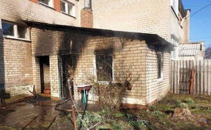 На пожаре в агрогородке Городец пострадала пенсионерка
