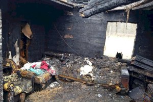В Кобринском районе на пожаре погиб мужчина