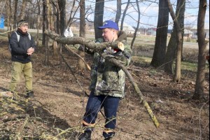 Экологическая акция по наведению порядка на территории проходит в Кобрине