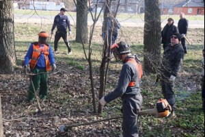 Экологическая акция по наведению порядка на территории проходит в Кобрине