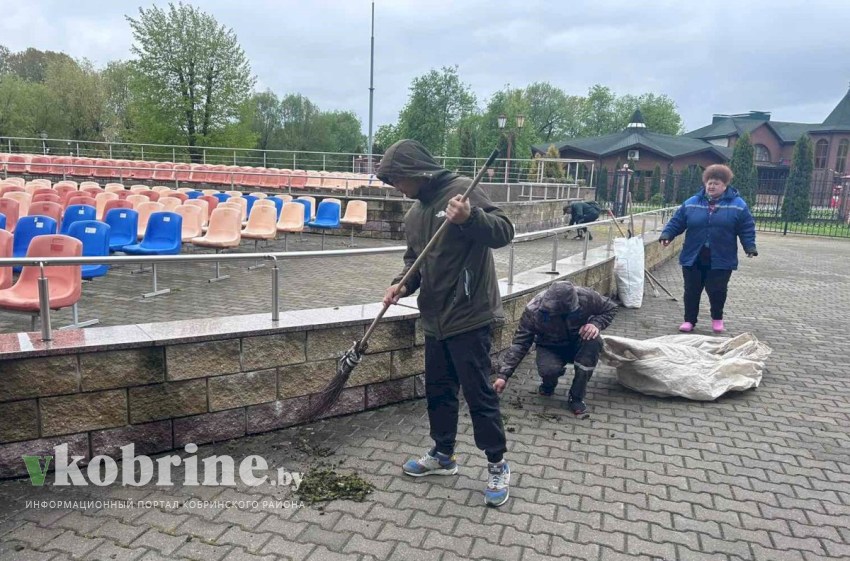 В Кобрине проходит активное вовлечение граждан, состоящих на учете в органах внутренних дел, в трудовую деятельность