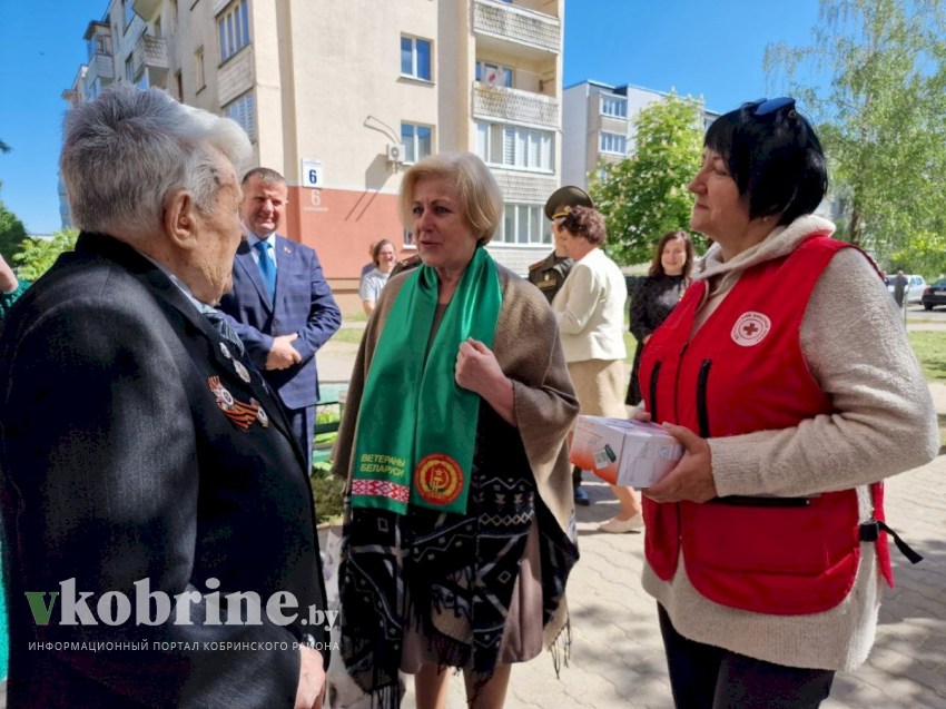 С праздником, герои Победы: на Кобринщине чествовали ветеранов Великой Отечественной войны