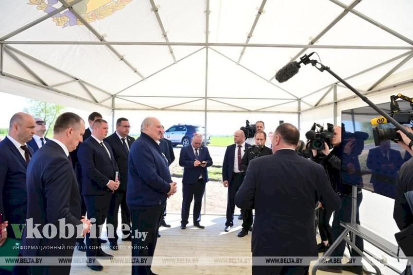 Рабочая поездка Президента в Могилевскую область