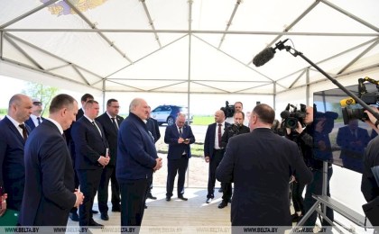 Рабочая поездка Президента в Могилевскую область