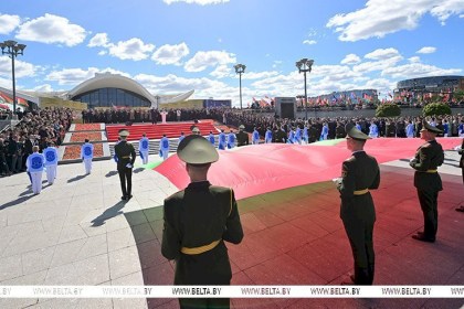 Ядерное сдерживание, евразийский юбилей, парад Победы и флаг из космоса. Итоги недели Президента