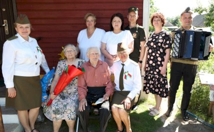 На Кобринщине продолжается чествование ветеранов Великой Отечественной войны, тружеников тыла, узников немецких концлагерей, тюрем и гетто