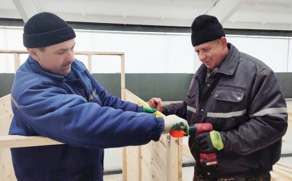 Строительство новой молочнотоварной фермы в Подберье завершается
