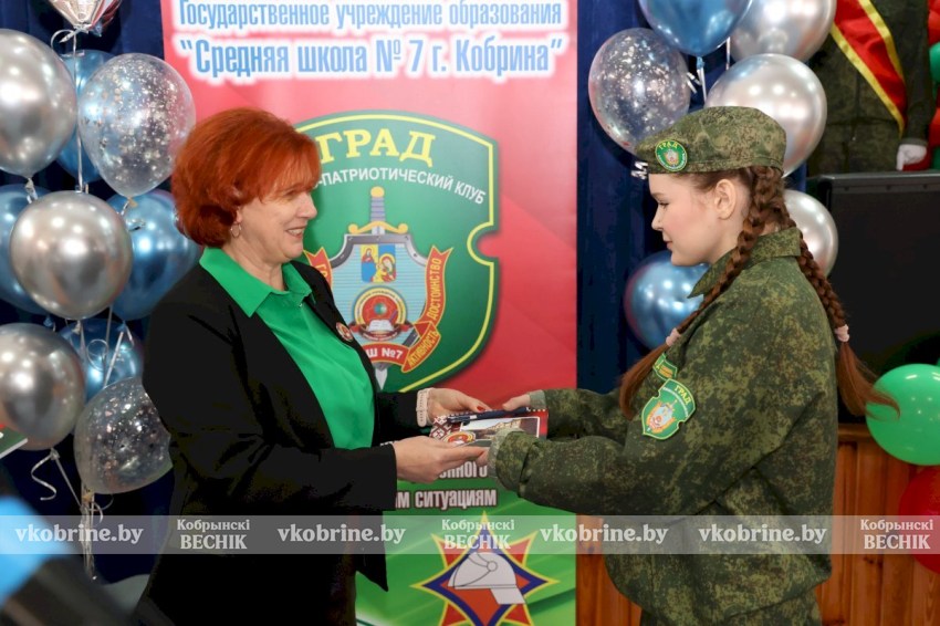 Новых участников приняли в военно-патриотический клуб «ГРАД»
