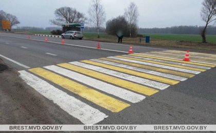 В Кобринском районе на пешеходном переходе сбили женщину
