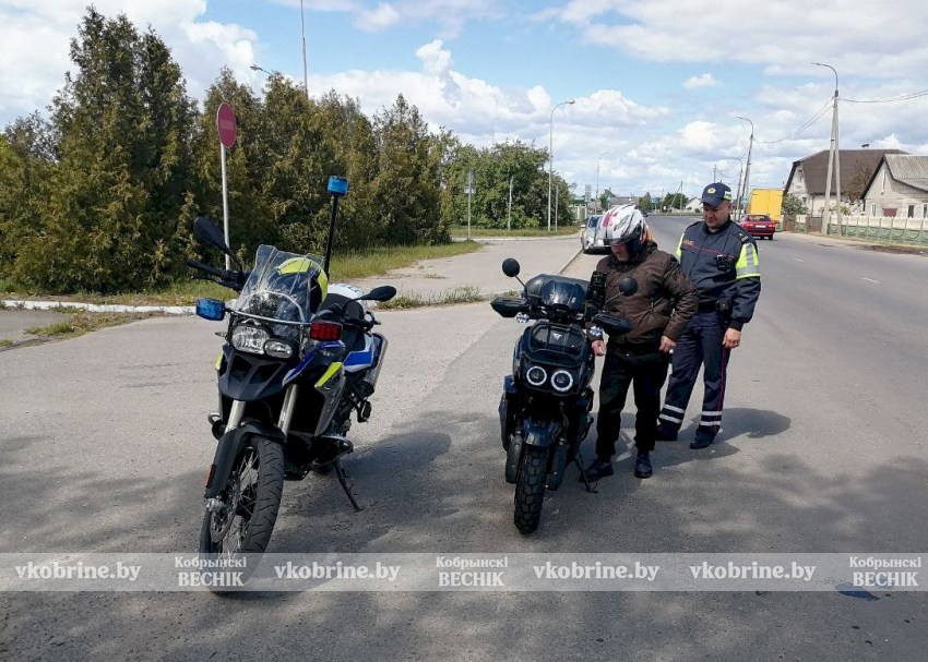 В Кобринском районе проходит акция «Мотодвижение - без нарушений!»