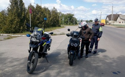 В Кобринском районе проходит акция «Мотодвижение - без нарушений!»