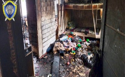 Трагедия в Каменецком районе - две маленькие девочки погибли при пожаре