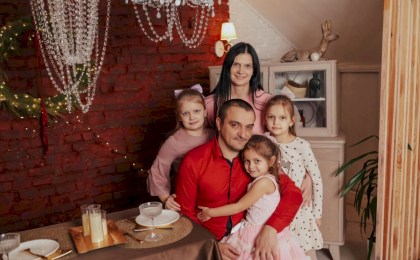 Семья Денисюк из аг. Хидры уверена, что жить нужно интересно!