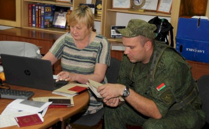 Учения по отработке контрольного оповещения и явки военнообязанных на пункт сбора проходят на Кобринщине