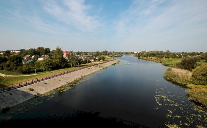 В Кобрине на реке Мухавец спасли мужчину