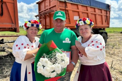 Водитель Владимир Леонюк из ОАО «Городец-агро» стал первым «тысячником» на Кобринщине!