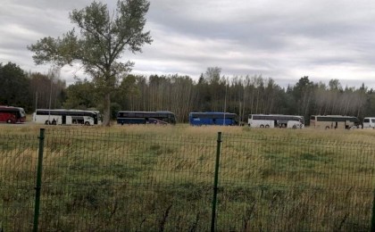 Более 1200 фур в очереди в Литву, автобусы стоят до 40 часов на границе с Латвией