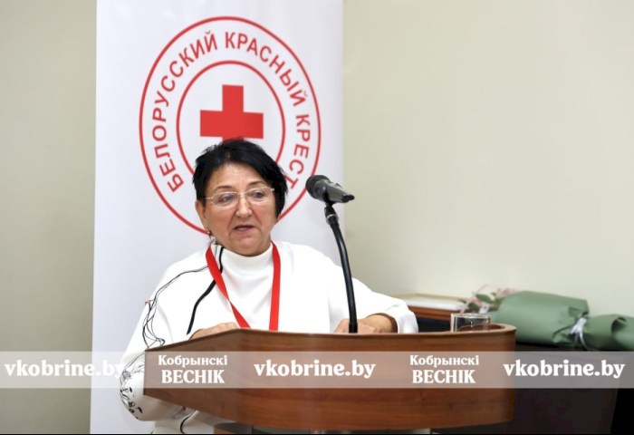 Светлана Облог: объединение «Белорусское Общество Красного Креста» выполняет свою миссию