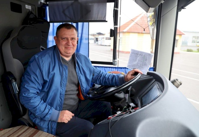 Профессионал на линии - водительский стаж кобринчанина Анатолия Нестюка насчитывает уже 27 лет