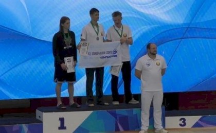 Кобринчанин Дмитрий Строчук стал одним из лучших в чемпионате Брестской области по плаванию