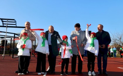 Новый спортивный объект на Кобринщине – к 108-й годовщине Октябрьской революции