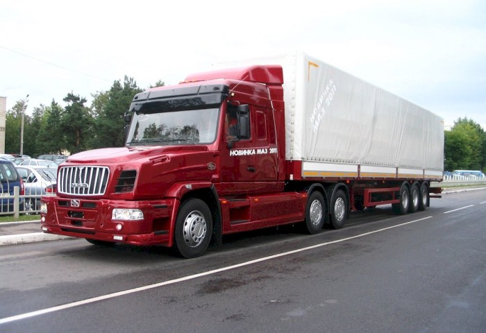 248 единиц техники «Маз» и «Амкодор» отправились за океан