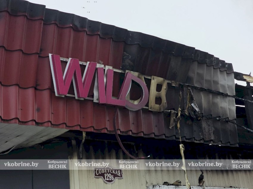 В Кобрине сгорел ПВЗ «Wildberries» (ВИДЕО)