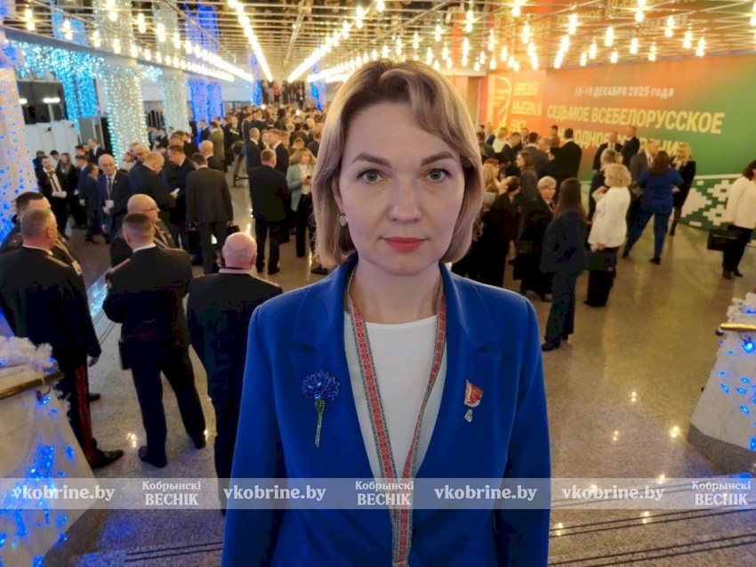 Татьяна Денисова, делегат ВНС от Кобринского района: ««Наша задача – продолжить этот курс»»