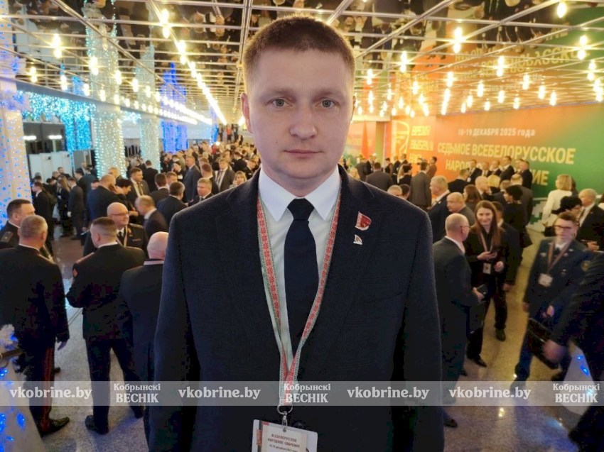 Василий Пивчик, делегат ВНС от Кобринского района: «Развивать экспорт и по максимуму самостоятельно производить то, что мы можем»