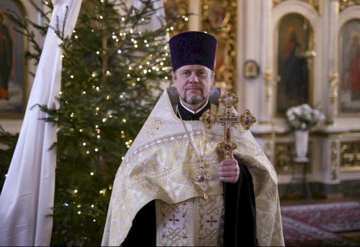 Поздравление протоиерея Сергия Утраты, Благочинного церквей Кобринского округа с Рождеством Христовым!