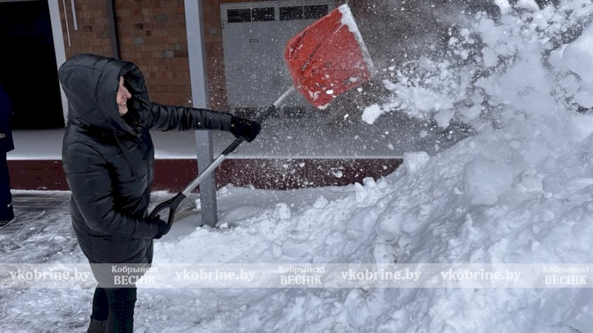 Борьба со стихией на Кобринщине: вышли на улицы и победили «Улли»