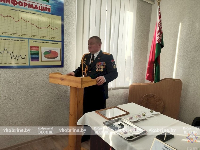 Герои среди нас: День спасателя торжественно отметили в Кобринском РОЧС